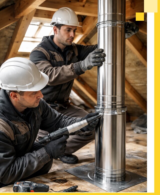 Монтаж дымоходов для каминов в Учалах с гарантией качества