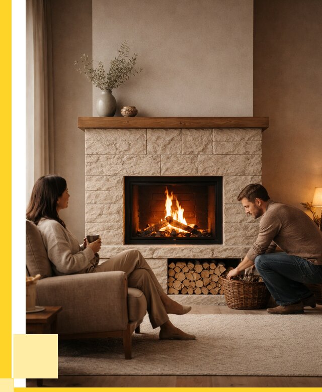 Камины для дома в Учалах под ключ от 152505 р. | ЭриданЧлы