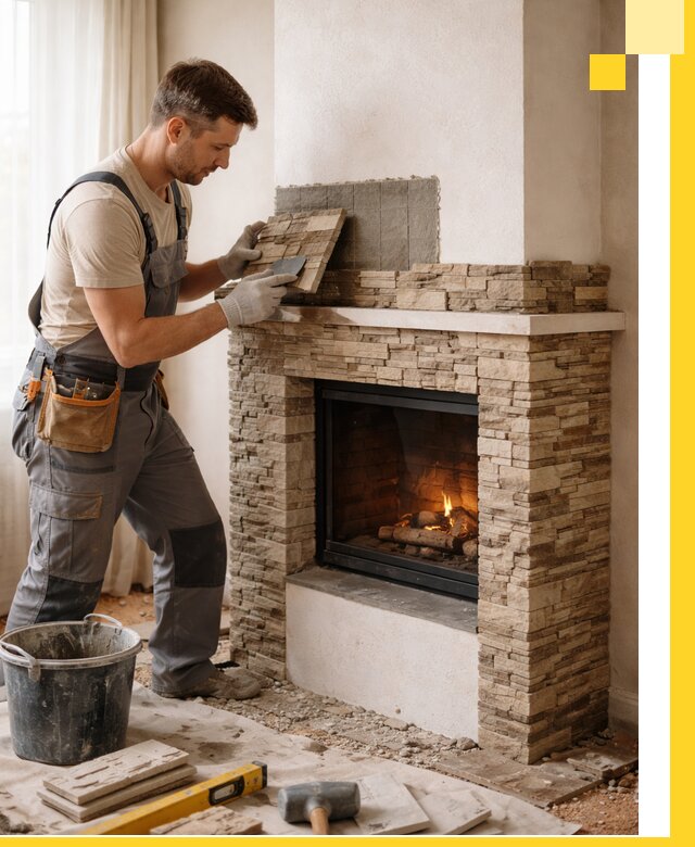 Изготовление и монтаж каминов для дома под ключ в Учалах