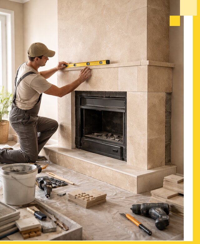 Установка и монтаж каминов в частном доме под ключ в Учалах