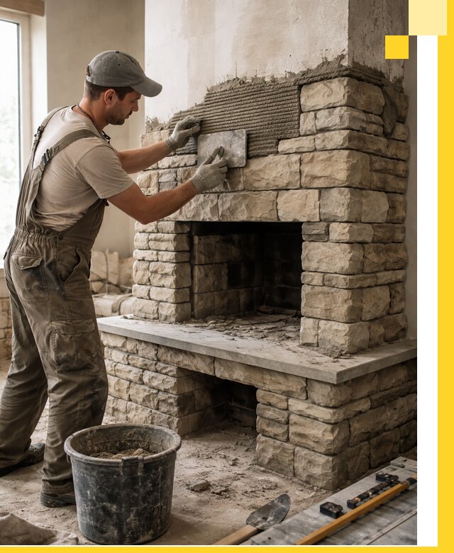 Строительство каминов под ключ в Учалах от проектирования до монтажа