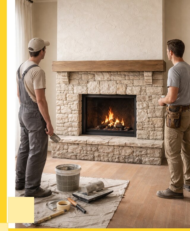 Отделка каминов в Учалах от 6609 р. под ключ | ЭриданЧлы