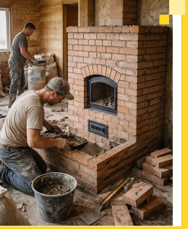 Профессиональное строительство печей в Учалах под ключ