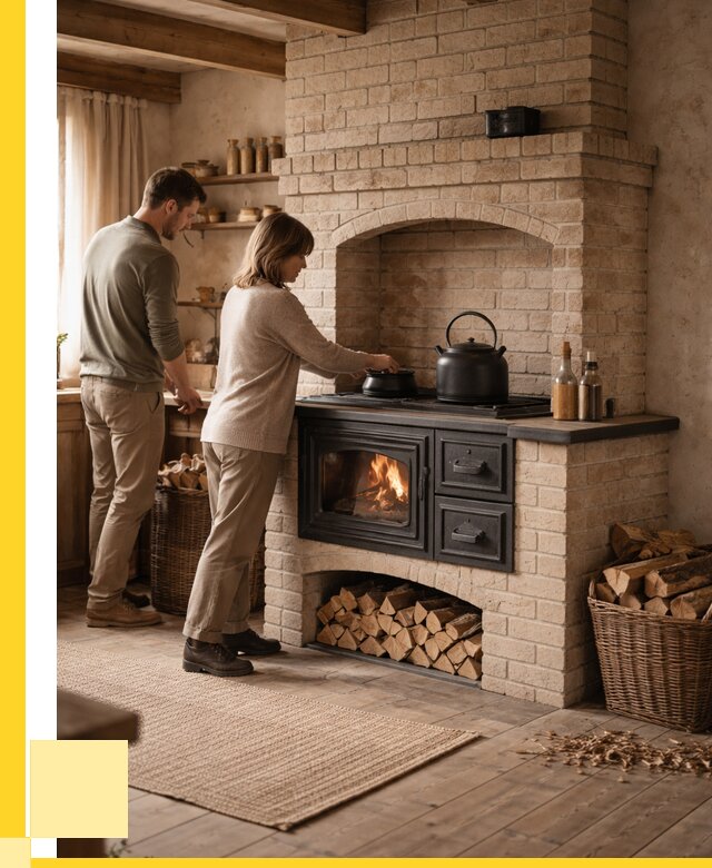 Печи с плитой в Учалах от 45752 р. | ЭриданЧлы — кирпичная печь