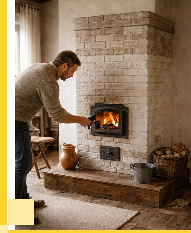 Печь голландка из кирпича в Учалах от 86420 р. | ЭриданЧлы