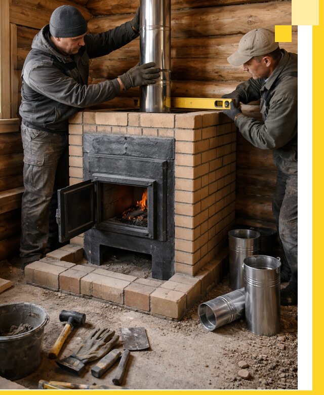 Проектирование, изготовление и установка банных печей в Учалах