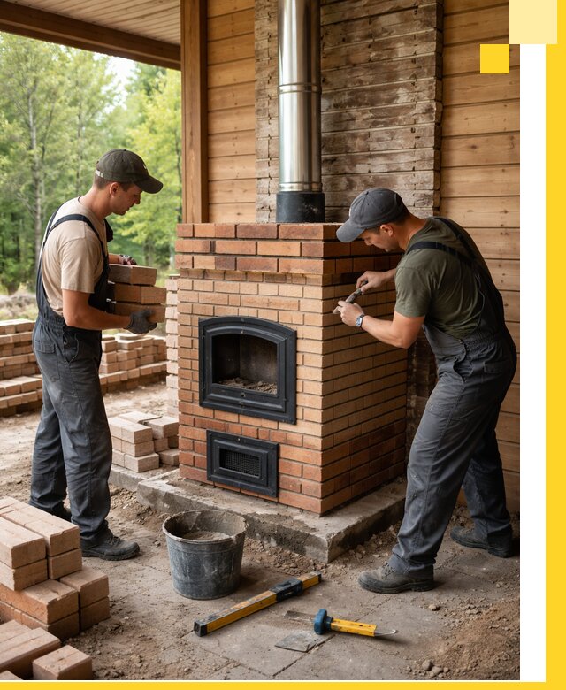 Производство и установка дачных печей под ключ в Учалах