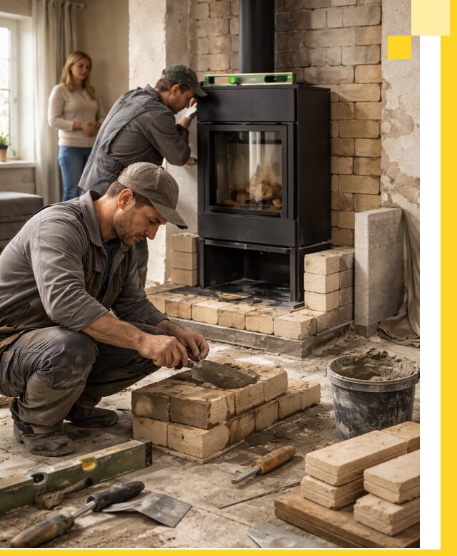 Печи и камины под ключ: проект, установка в Учалах