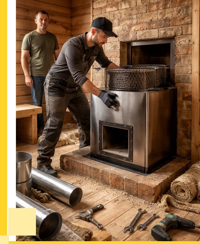 Монтаж банных печей под ключ в Учалах от 18301 р., ЭриданЧлы