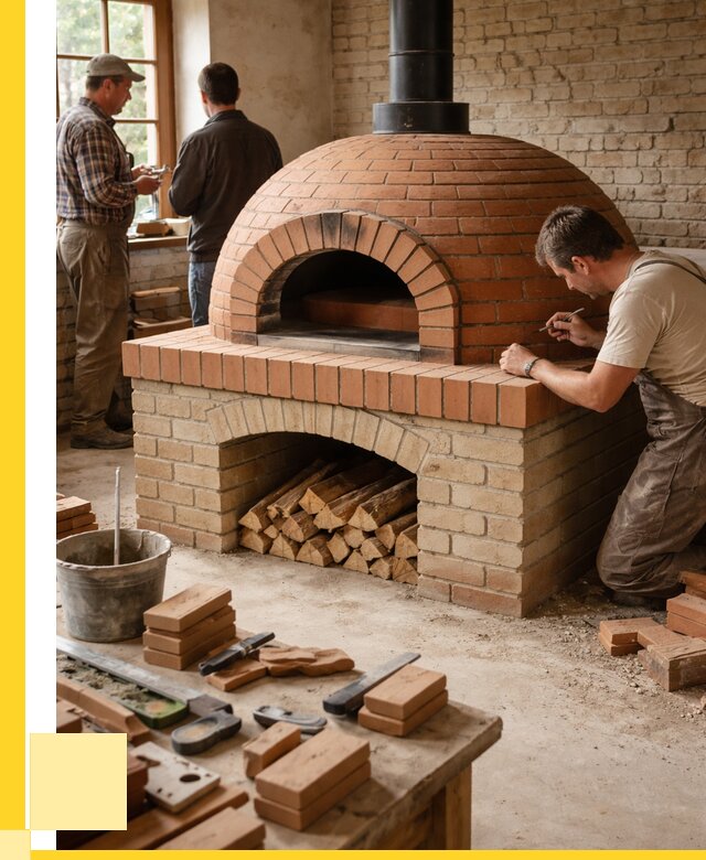 Помпейская печь дровяная для пиццы в Учалах | ЭриданЧлы от 203340 р.