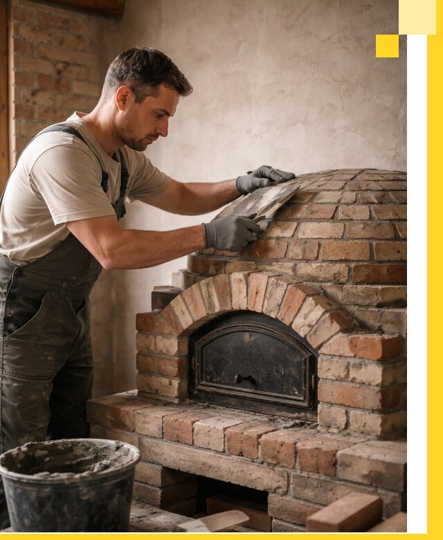 Изготовление и монтаж помпейских печей на заказ в Учалах