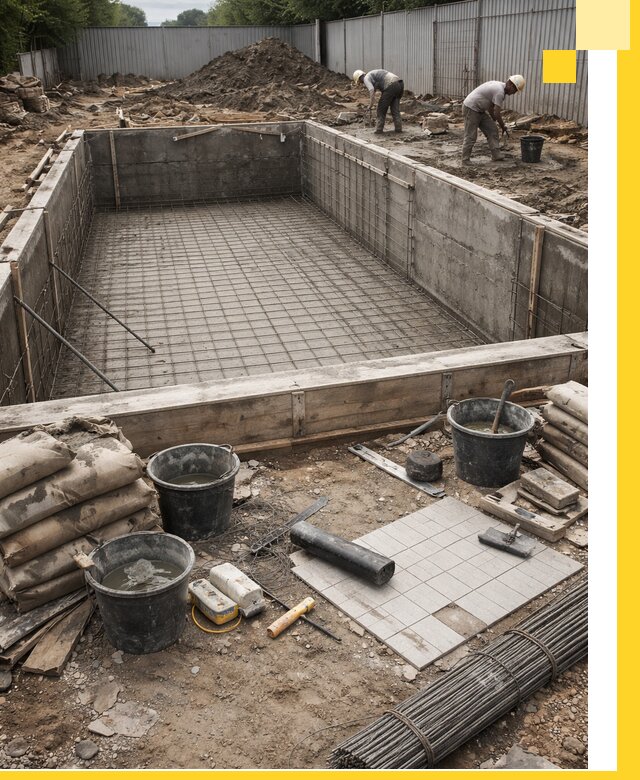 Строительство бассейнов под ключ в Учалах, дизайн и монтаж