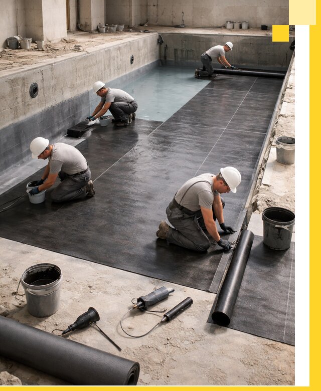 Профессиональная гидроизоляция бассейнов и чаш в Учалах под ключ