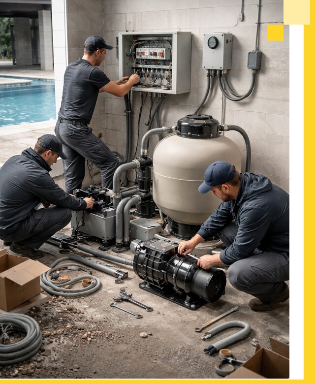 Профессиональный монтаж оборудования для бассейнов в Учалах