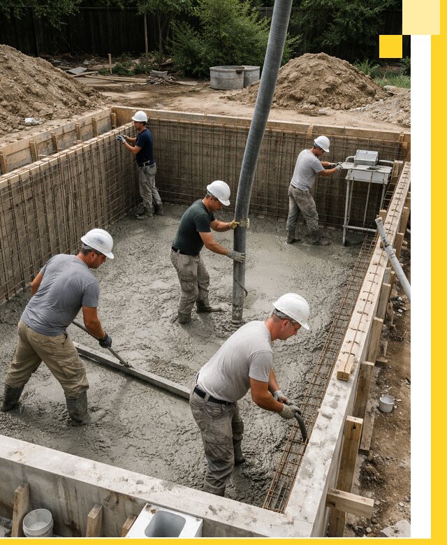 Строительство бетонных бассейнов под ключ в Учалах