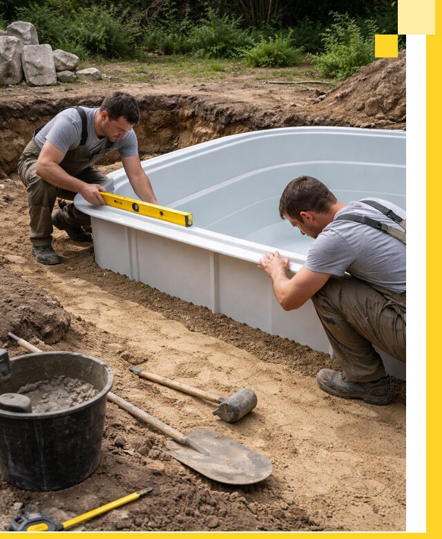 Производство и установка пластиковых бассейнов в Учалах под ключ