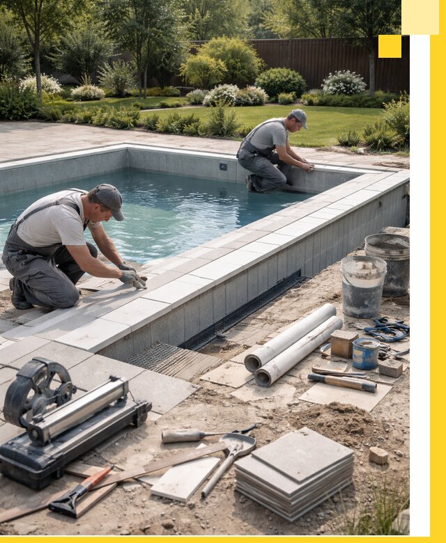 Строительство открытых бассейнов под ключ в Учалах профессионально