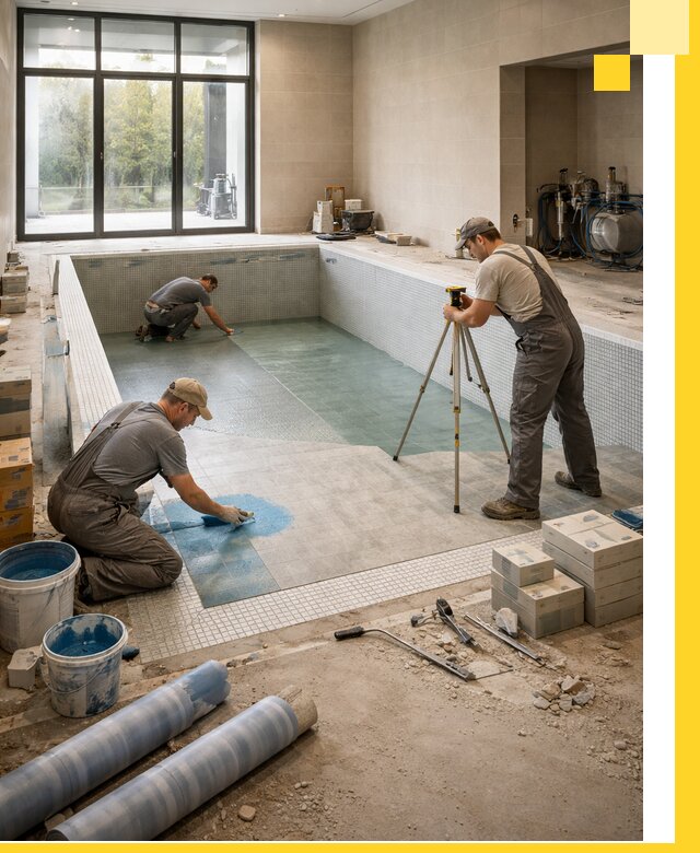 Проект и строительство закрытых бассейнов в Учалах под ключ