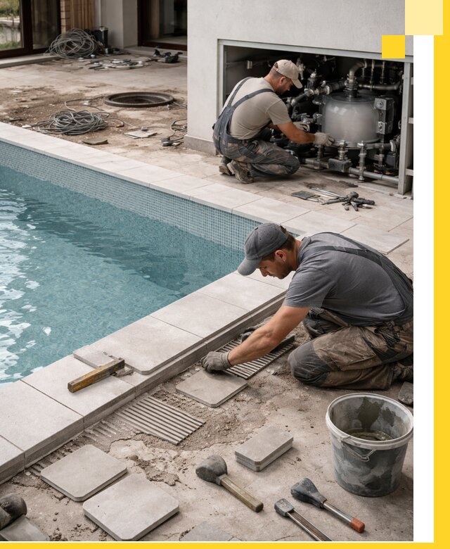 Строительство и монтаж бассейнов в коттедже в Учалах