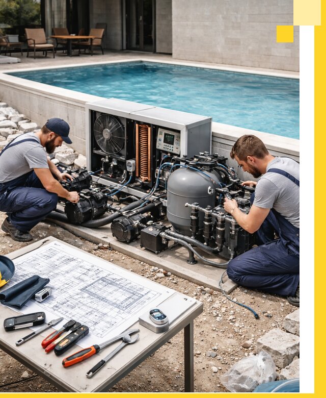 Проектирование и монтаж бассейнов с подогревом в Учалах