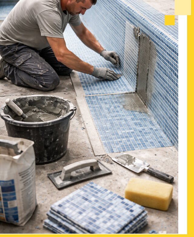 Укладка и ремонт мозаики для бассейнов под ключ в Учалах