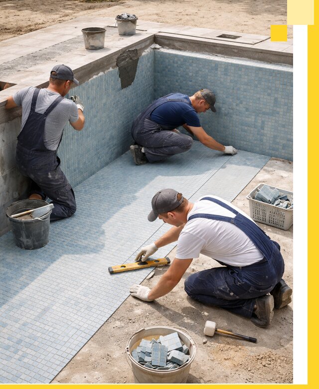 Укладка и установка плитки для бассейнов под ключ в Учалах