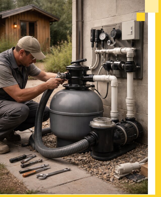 Продажа и монтаж фильтров и насосов для бассейнов в Учалах