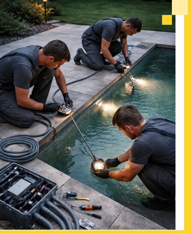 Профессиональное освещение бассейнов в Учалах: дизайн и монтаж