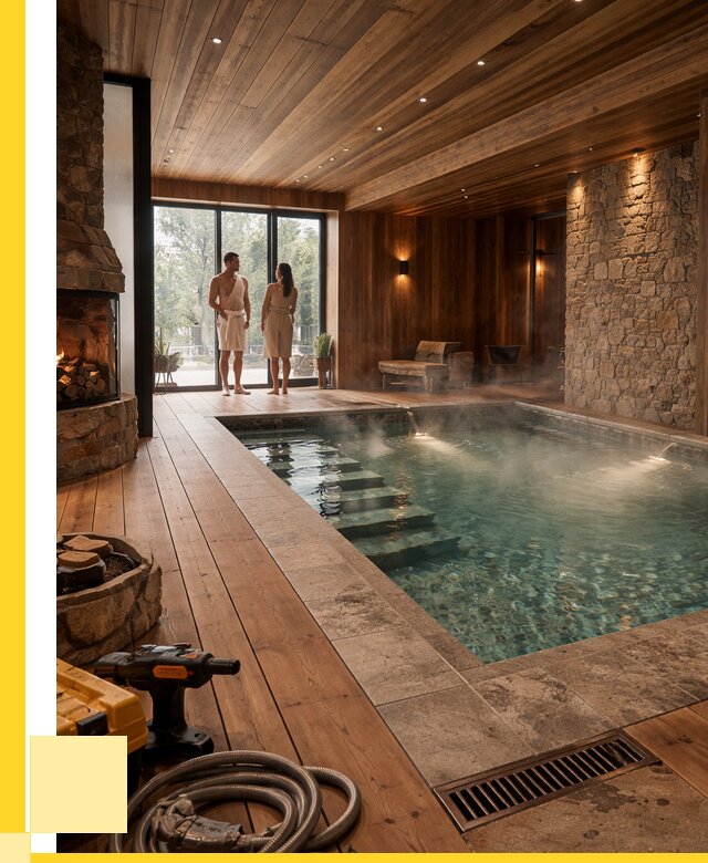 Проекты бань с бассейном под ключ в Учалах от 76253 р., ЭриданЧлы