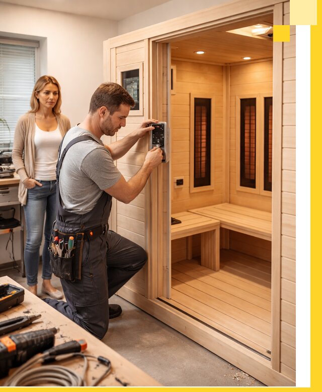 Инфракрасные сауны под ключ в Учалах продажа и установка