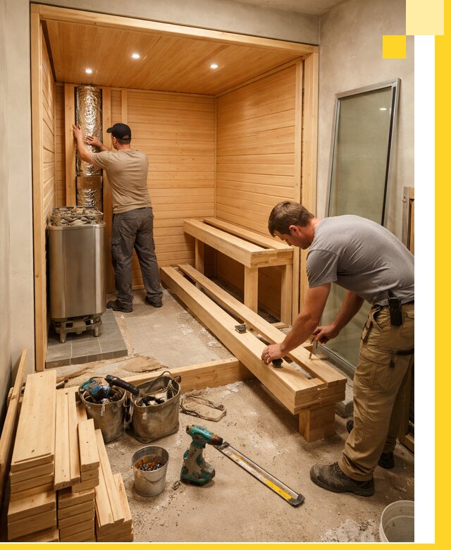 Проектирование и установка домашних саун под ключ в Учалах