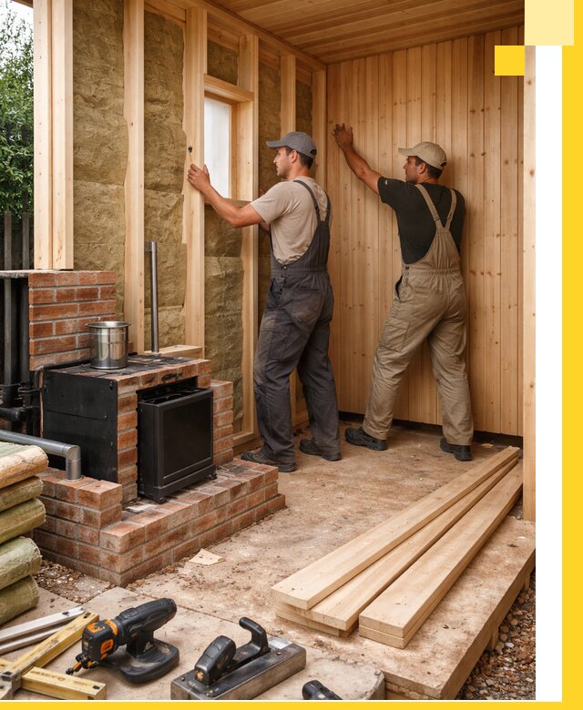 Строительство и установка дачных саун под ключ в Учалах