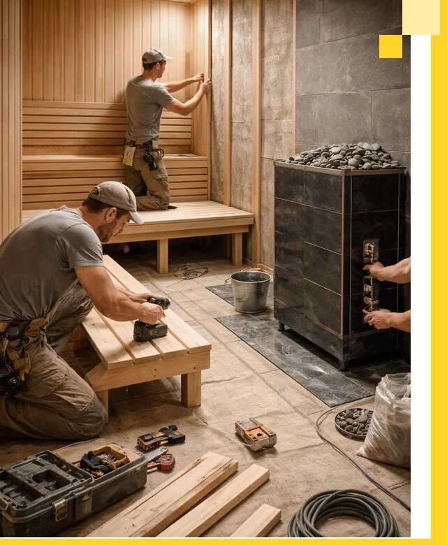 Дизайн и строительство интерьерных саун под ключ в Учалах