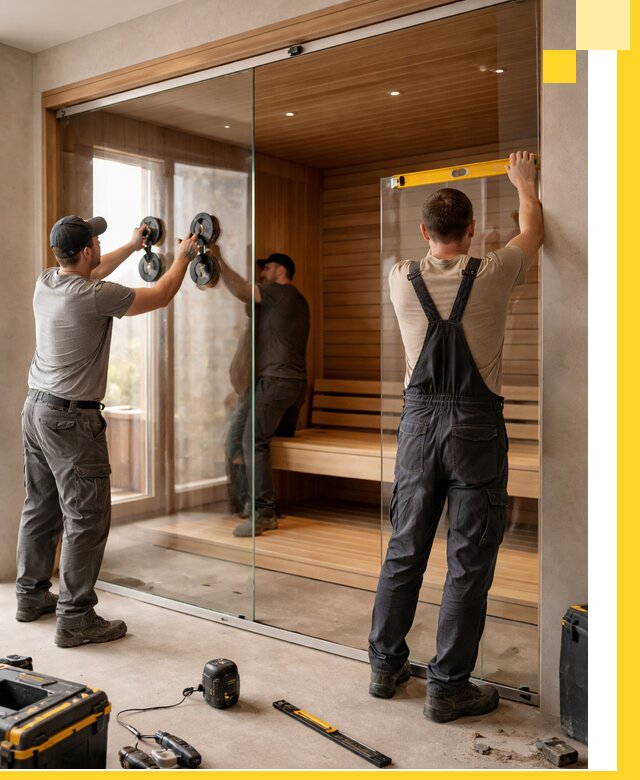 Производство и монтаж стеклянных саун под ключ в Учалах