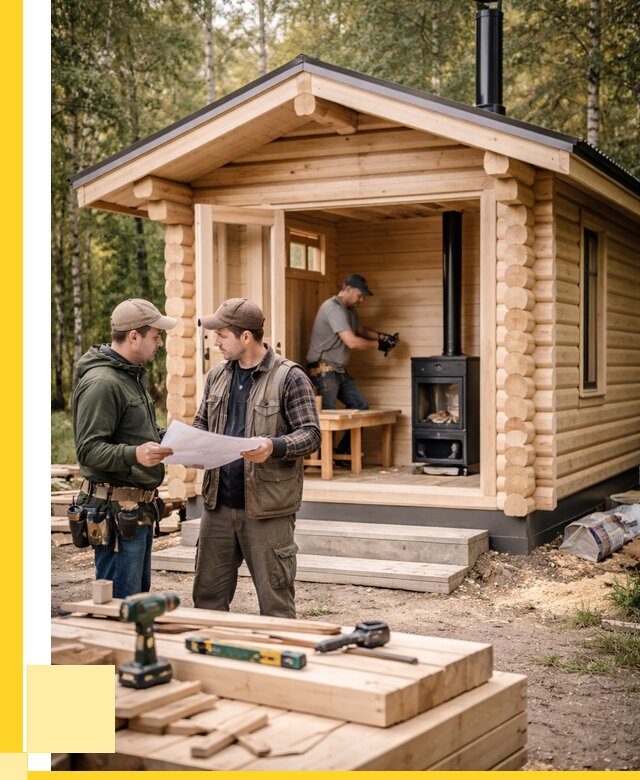 Монтаж бань под ключ в Учалах — от 203340 р. | ЭриданЧлы