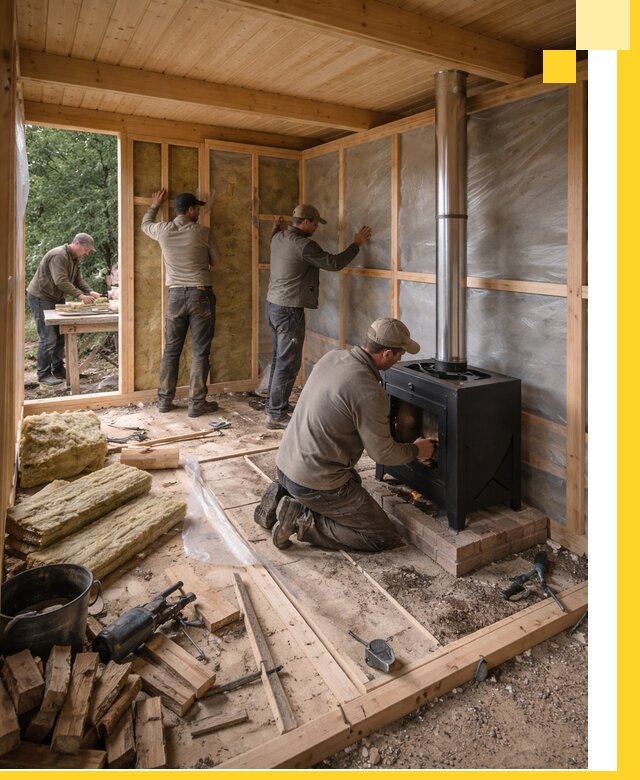 Профессиональный монтаж бань под ключ в Учалах для дома