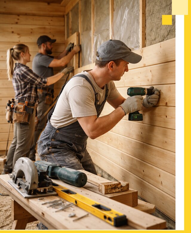 Обшивка бань под ключ в Учалах: отделка стен и потолков