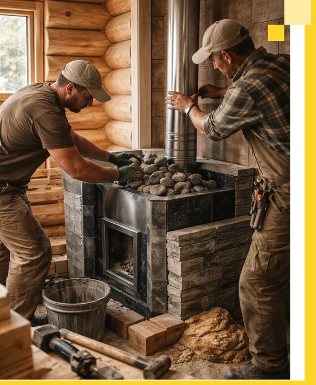 Строительство и отделка русских бань под ключ в Учалах