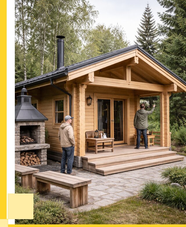 Деревянные бани под ключ в Учалах от 457515 р. | ЭриданЧлы