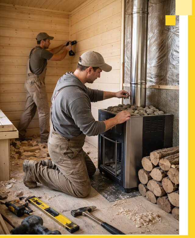 Строительство деревянных бань под ключ в Учалах проекты и монтаж