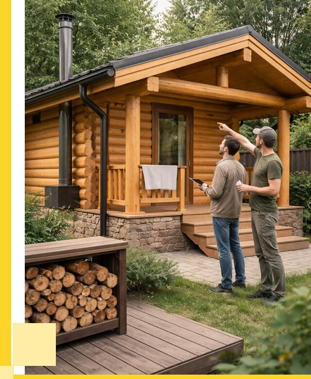 Бани для дачи под ключ в Учалах от 254175 р. | ЭриданЧлы