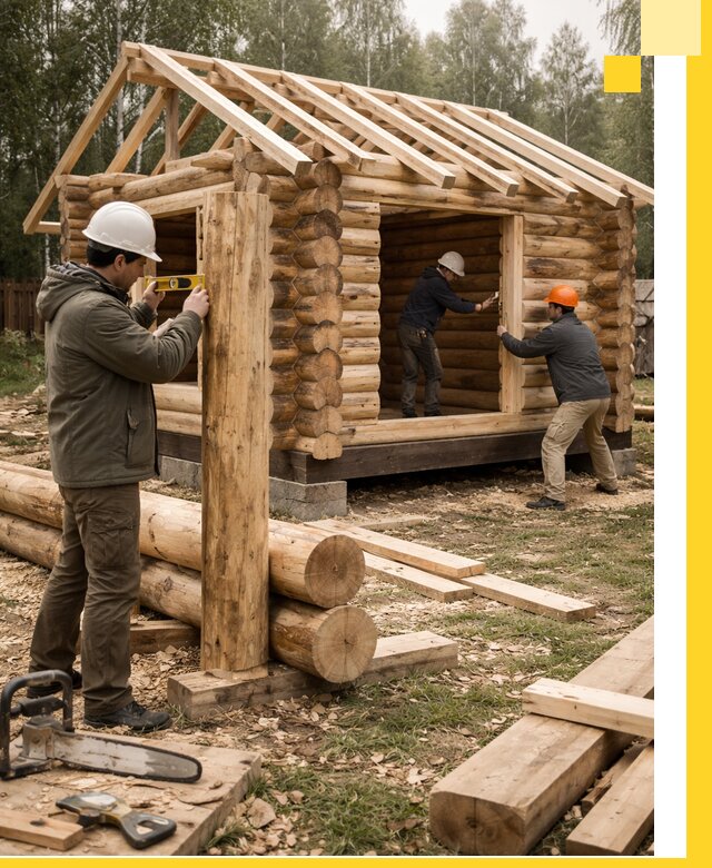 Строительство бань для дачи под ключ в Учалах с доставкой и монтажом