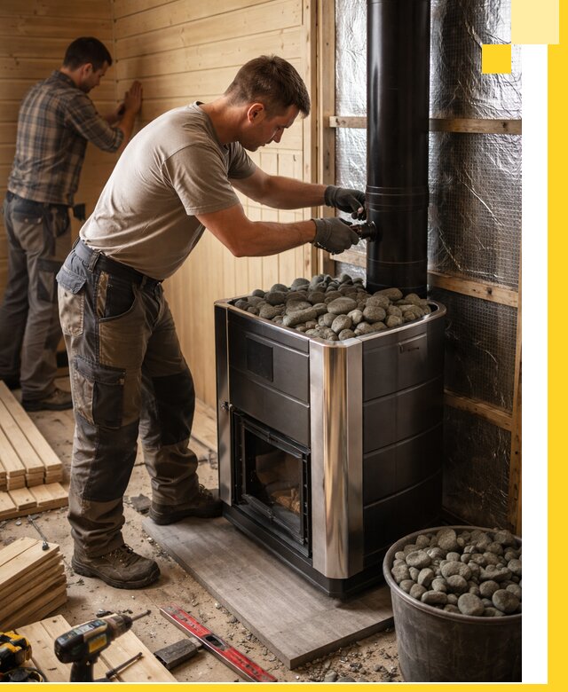 Проектирование и строительство парилок для бани в Учалах под ключ