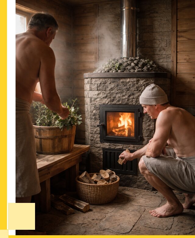 Банные печи под ключ в Учалах от 45752 р. | ЭриданЧлы кирпичная