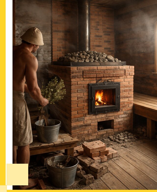 Кирпичные банные печи в Учалах от 91503 р. | ЭриданЧлы