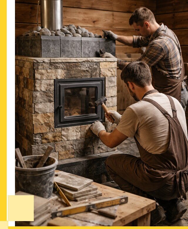 Облицовка банной печи в Учалах от 15251 р. | ЭриданЧлы