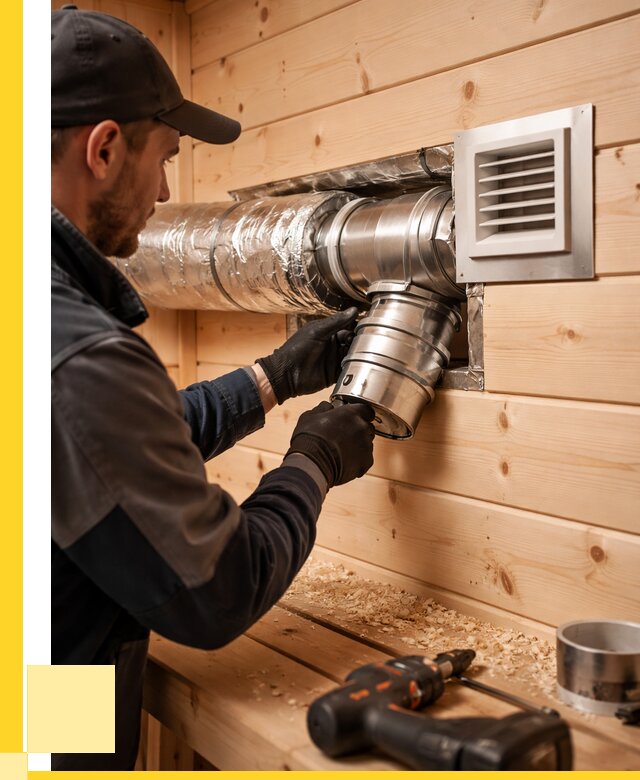 Монтаж вентиляции бани в Учалах от 12200 р. | ЭриданЧлы