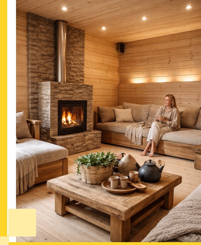 Проект бани с комнатой отдыха в Учалах от 35585 р. | ЭриданЧлы