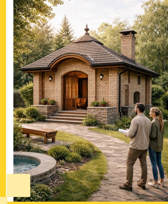 Проект кирпичной бани в Учалах от 30501 р. | ЭриданЧлы