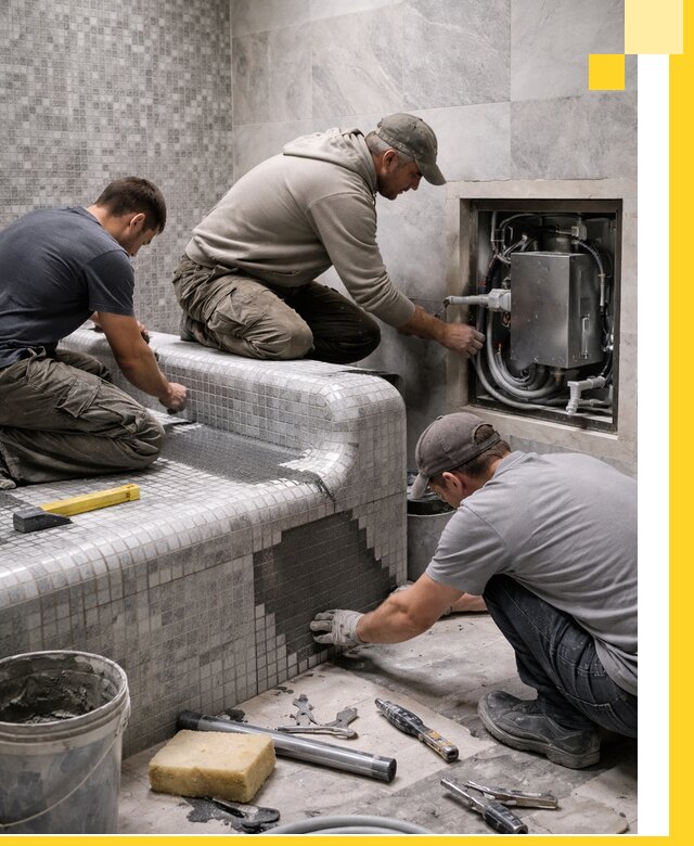 Проекты хамамов под ключ в Учалах и дизайн и строительство